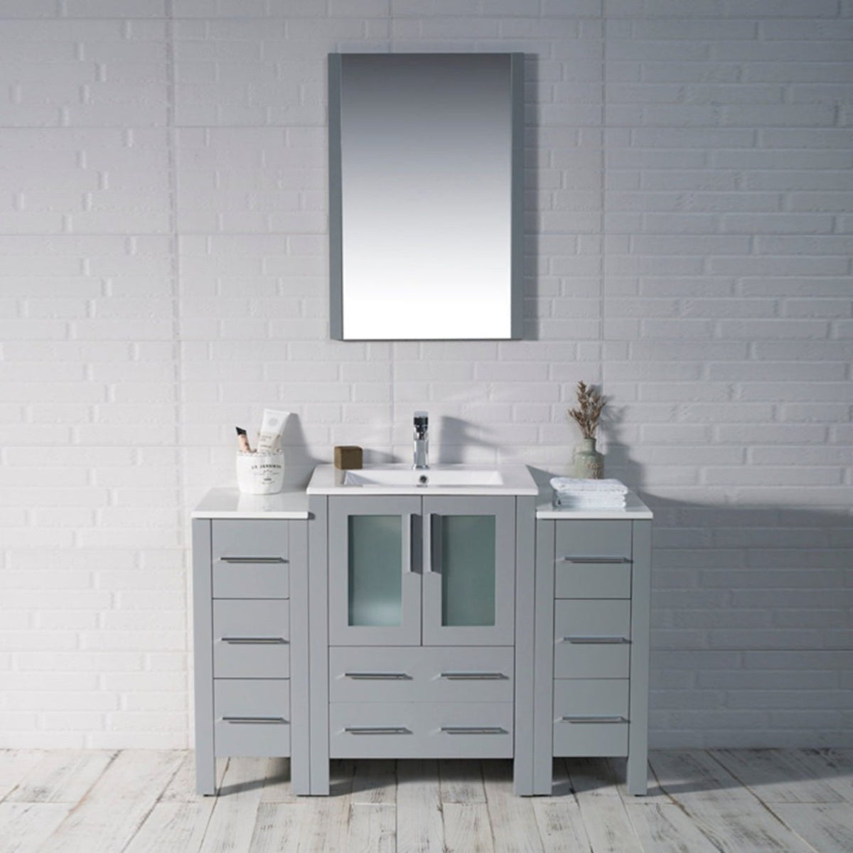 Blossom Sydney 48 Inch Bathroom Vanity with Side Cabinet - V8001 48S 01 - Backyard Provider
