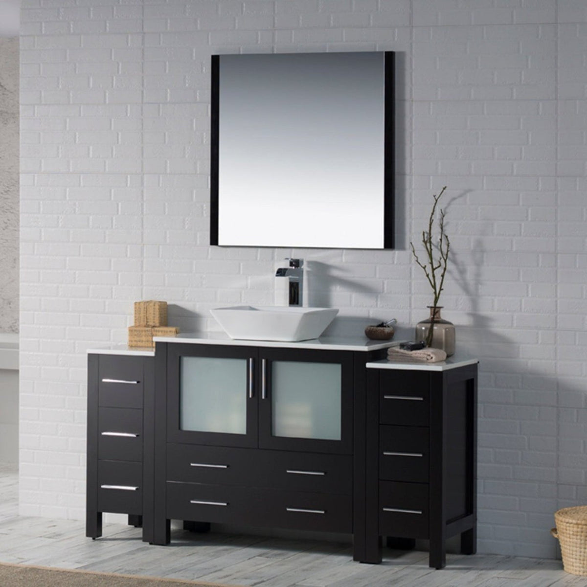 Blossom Sydney 60 Inch Bathroom Vanity with Side Cabinet - V8001 60S 01 - Backyard Provider