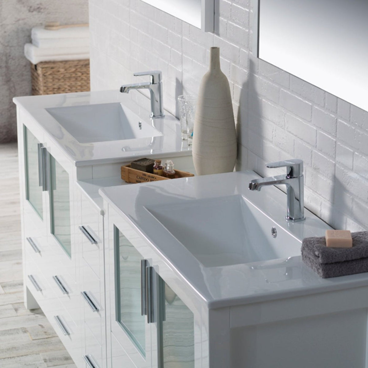 Blossom Sydney 84 Inch Bathroom Vanity - V8001 84 01 - Backyard Provider