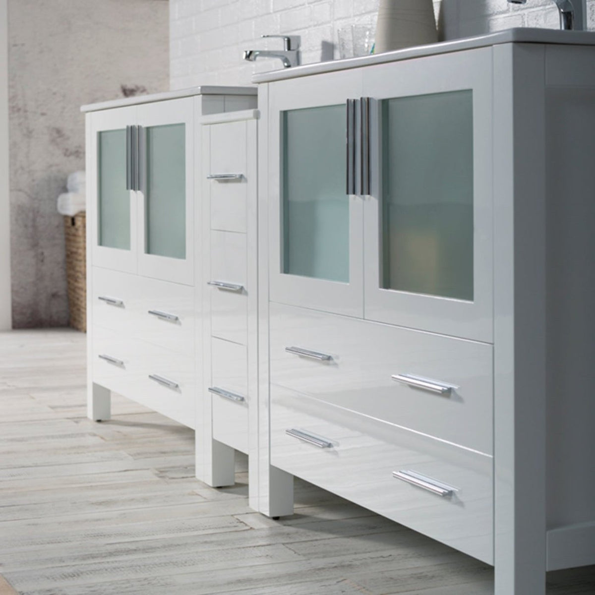 Blossom Sydney 84 Inch Bathroom Vanity - V8001 84 01 - Backyard Provider