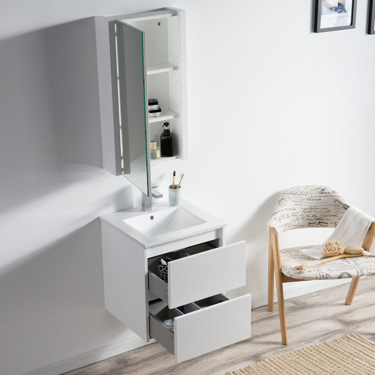 Blossom Valencia 20 Inch Bathroom Vanity - V8016 20 01 - Backyard Provider