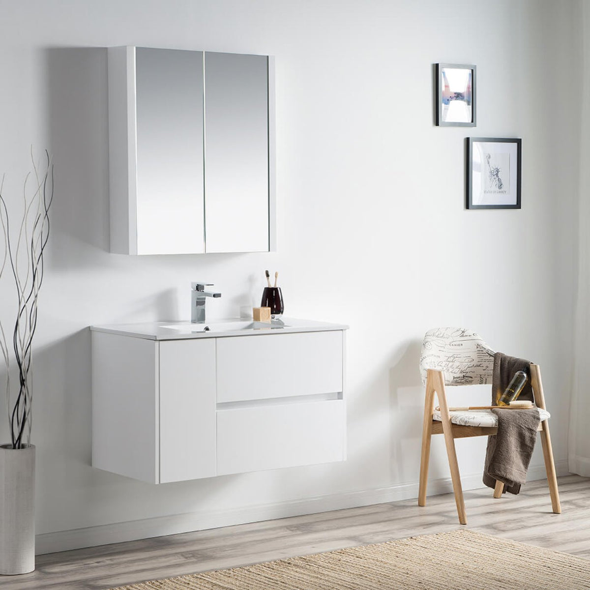 Blossom Valencia 36 Inch Bathroom Vanity - V8016 36 01 - Backyard Provider