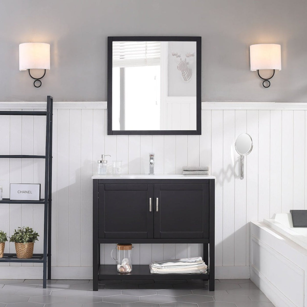 Blossom Lucca 36 Inch Bathroom Vanity - V8017 36 01 - Backyard Provider