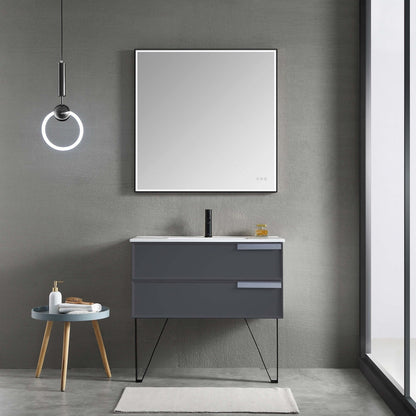 Blossom Sofia 36 Inch Bathroom Vanity - V8020 36 01 - Backyard Provider