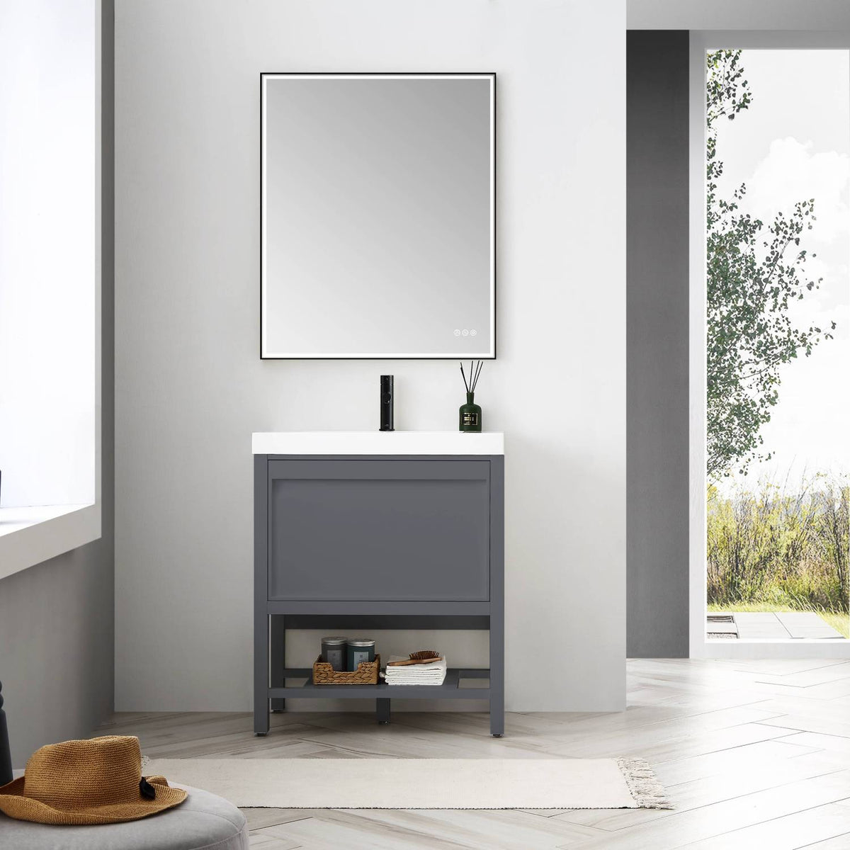 Blossom Vienna 30 Inch Bathroom Vanity - V8021 30 01 - Backyard Provider