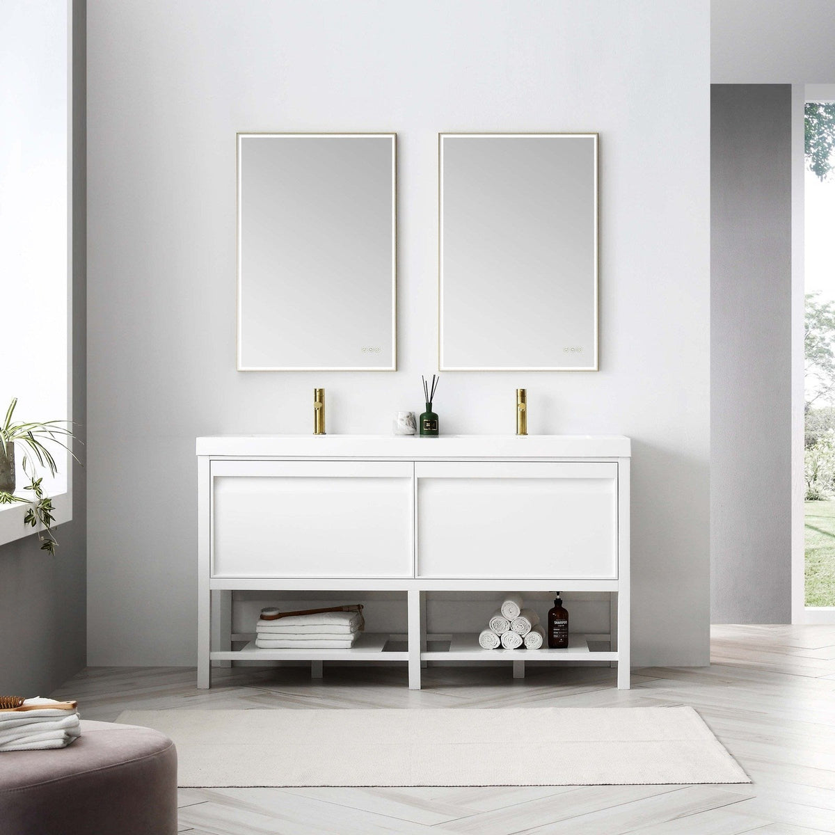 Blossom Vienna 60 Inch Bathroom Vanity - V8021 60 01 - Backyard Provider
