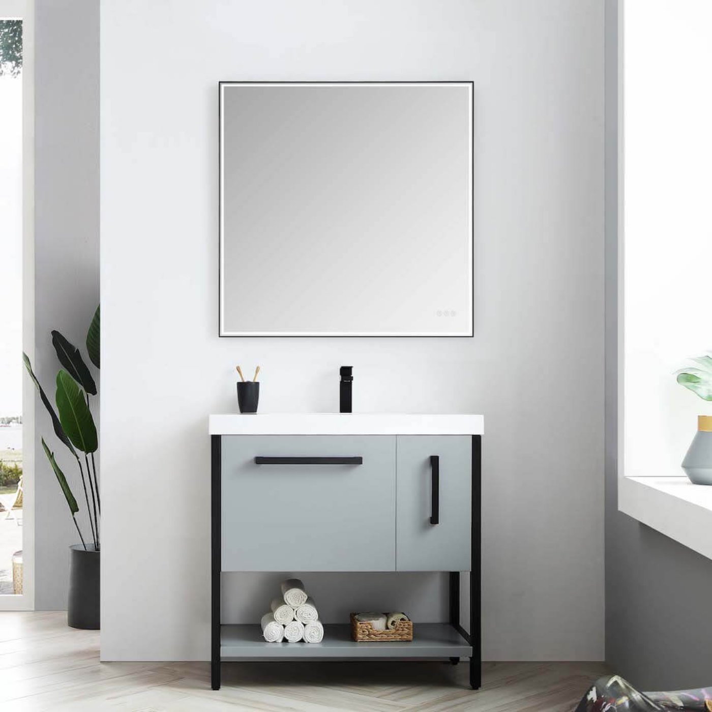 Blossom Riga 36 Inch Bathroom Vanity - V8022 36 01 - Backyard Provider