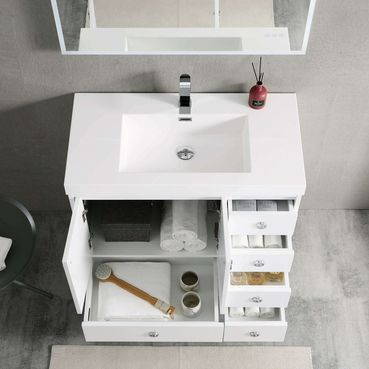 Blossom Lyon 36 Inch Bathroom Vanity - V8023 36 01 - Backyard Provider