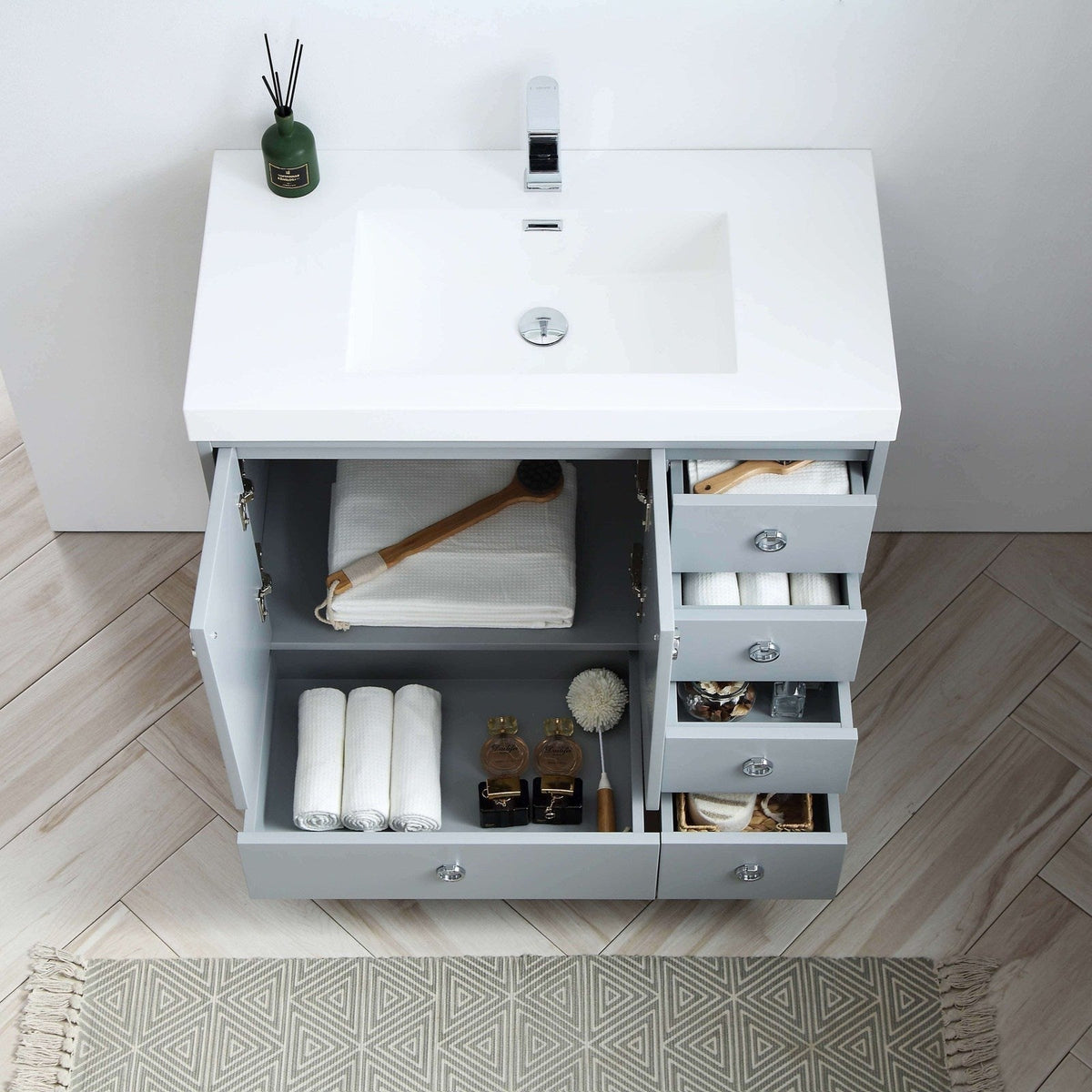 Blossom Lyon 36 Inch Bathroom Vanity - V8023 36 01 - Backyard Provider