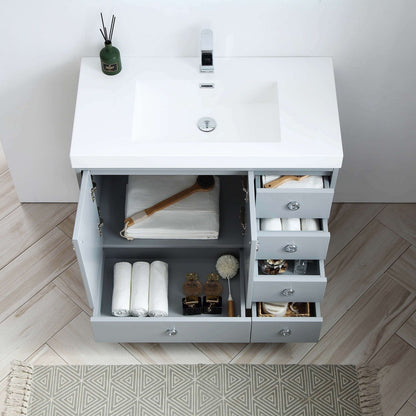 Blossom Lyon 36 Inch Bathroom Vanity - V8023 36 01 - Backyard Provider