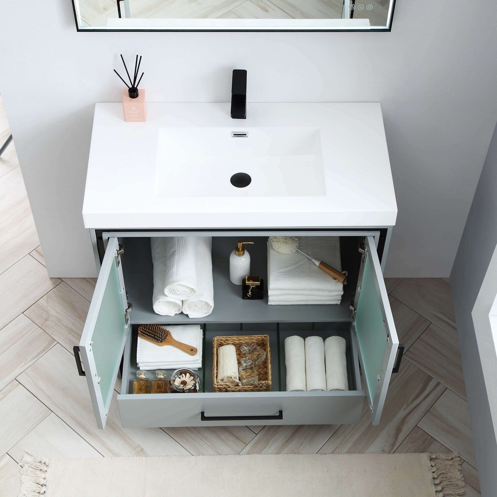 Blossom Birmingham 36 Inch Bathroom Vanity - V8024 36 01 - Backyard Provider