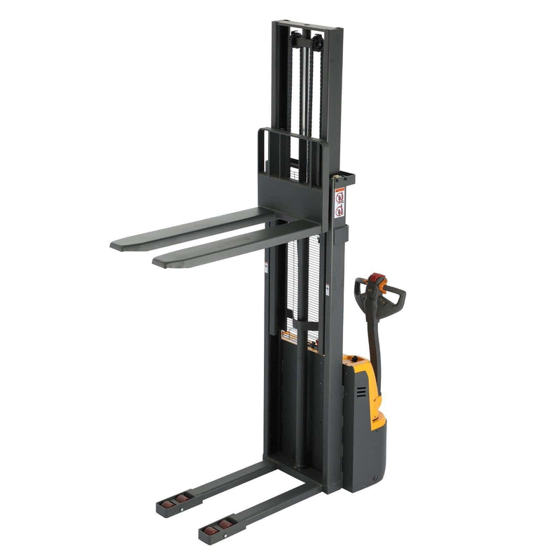 Apollolift Powered Forklift Full Electric Walkie Stacker 3300lbs Cap. Fixed Legs.98" Lifting A-3033 - Backyard Provider