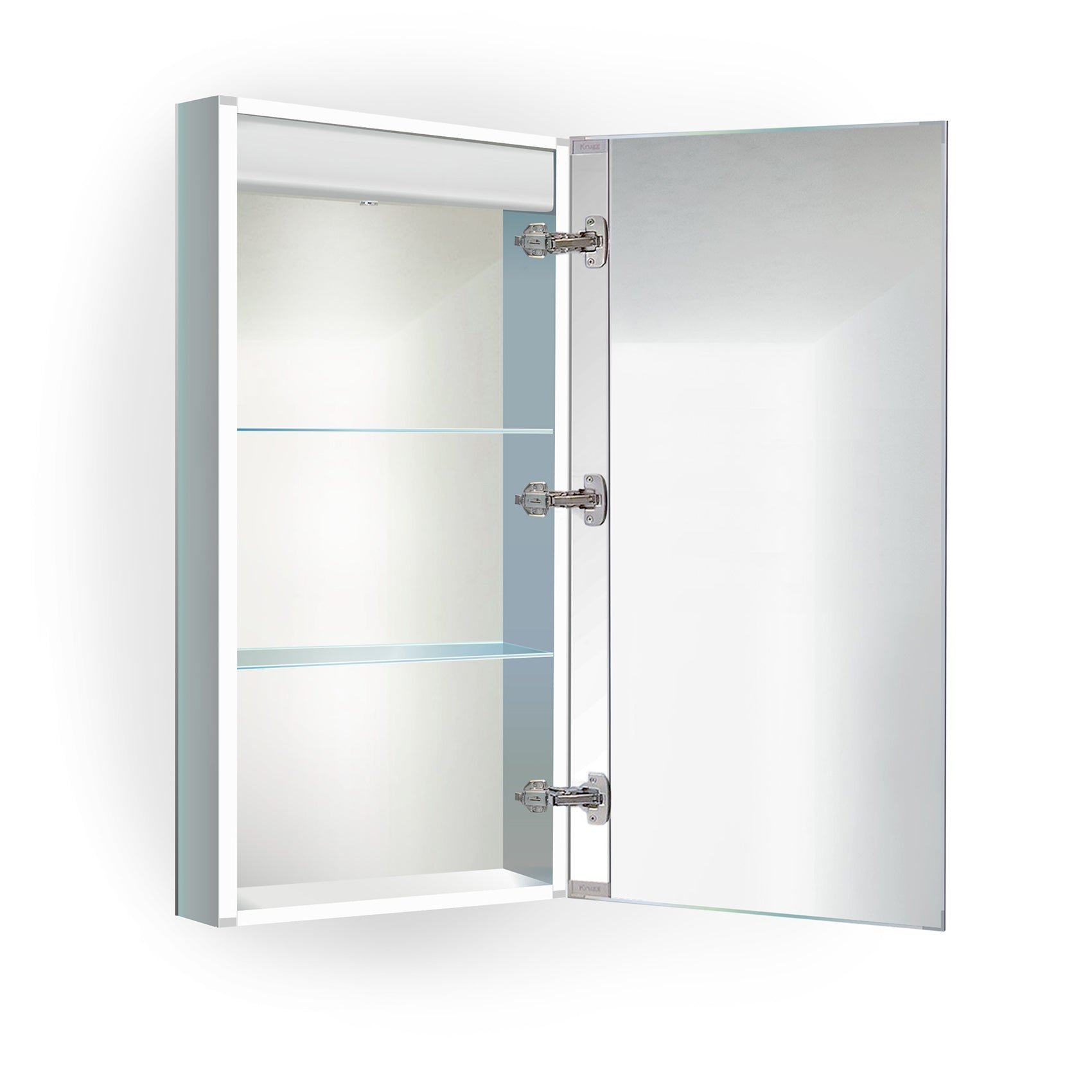 Krugg Kinetic 15" x 30" Right LED Medicine Cabinet w/Dimmer & Defogger KINETIC1530R