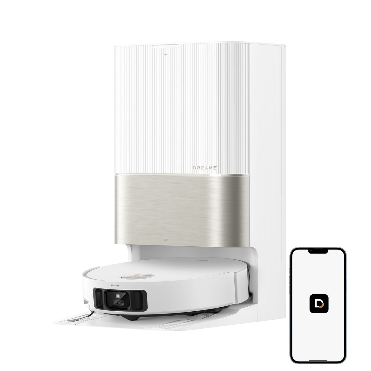 Dreame X50 Ultra Robot Vacuum-White - 010204AA000703