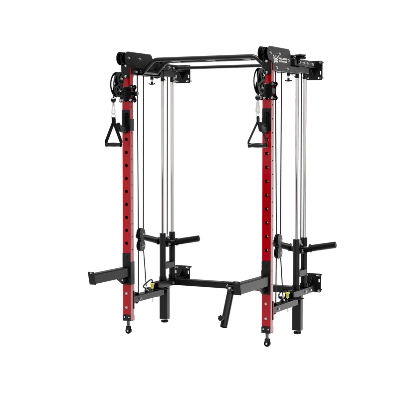 MAJOR FITNESS All-In-One Home Gym Folding Power Rack Lightning F35 - F35BL