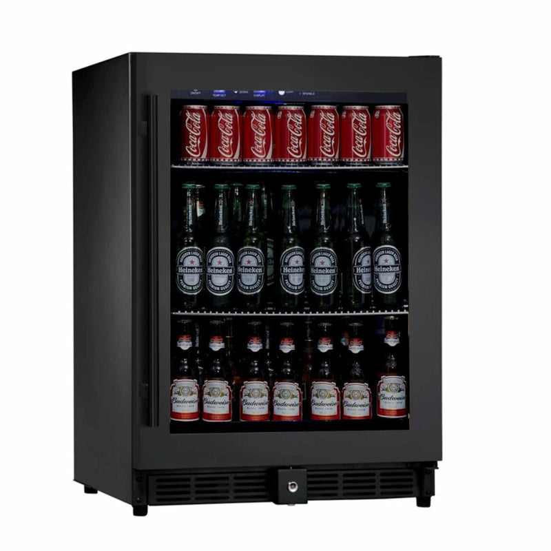 Kings Bottle 24'' Under Counter Beer Cooler Fridge Built In KBU-50BX