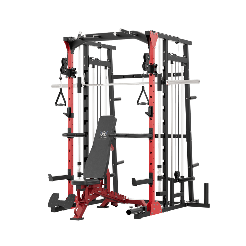 MAJOR FITNESS All-In-One Home Gym Smith Machine SML07 - S7BLS