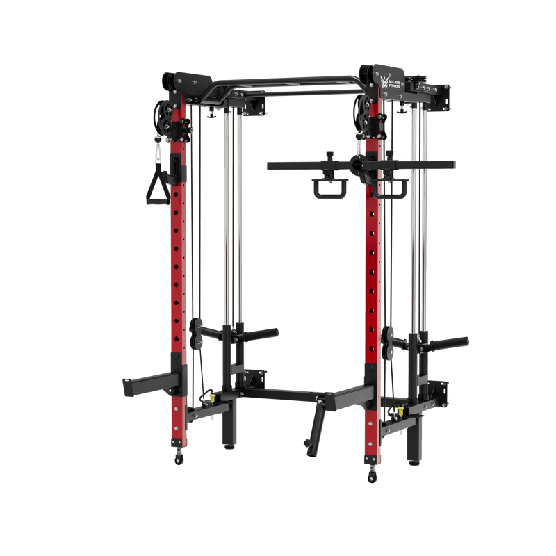 MAJOR FITNESS All-In-One Home Gym Folding Power Rack Lightning F35 - F35BL