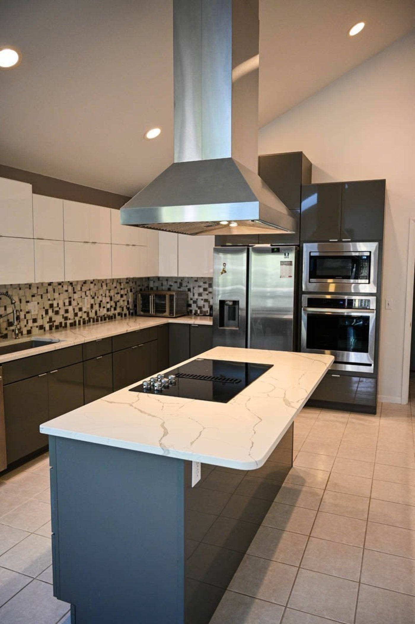 Proline  Island Range Hood, Ducted, 900/1800 CFM, Stainless Steel Finish - Proline PROSI