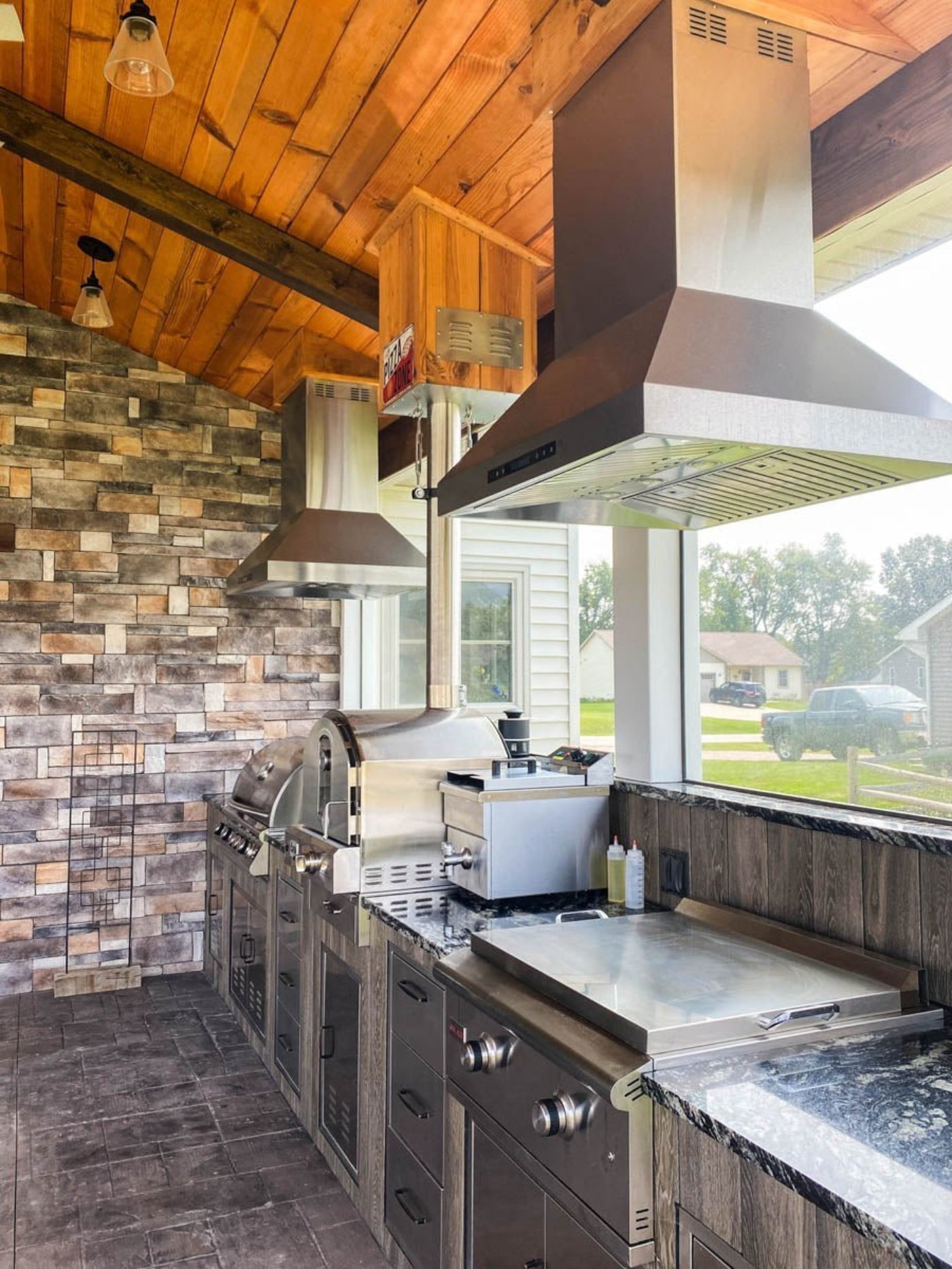 Proline  Island Range Hood, Ducted, 900/1800 CFM, Stainless Steel Finish - Proline PROSI