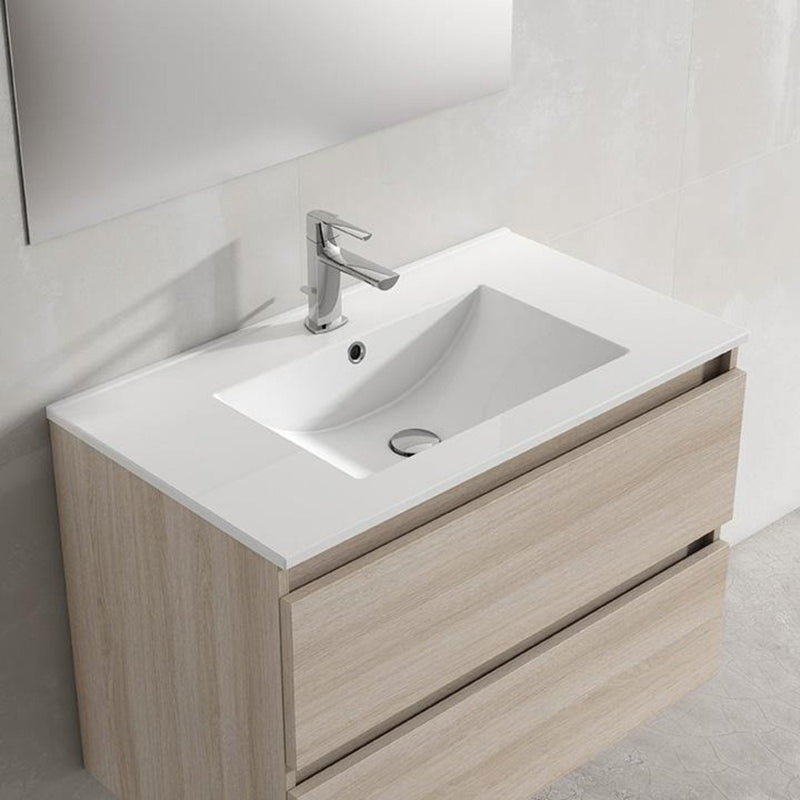 Lucena Bath Vision 40" Contemporary Wood Single Vanity in 6 colors - Backyard Provider