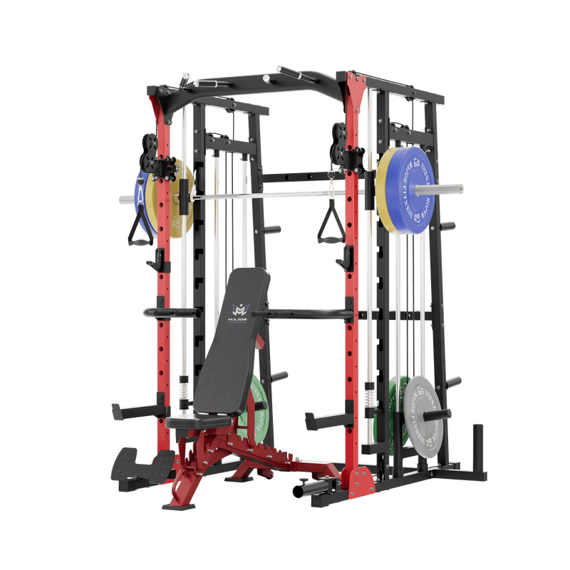 MAJOR FITNESS All-In-One Home Gym Smith Machine SML07 - S7BLS