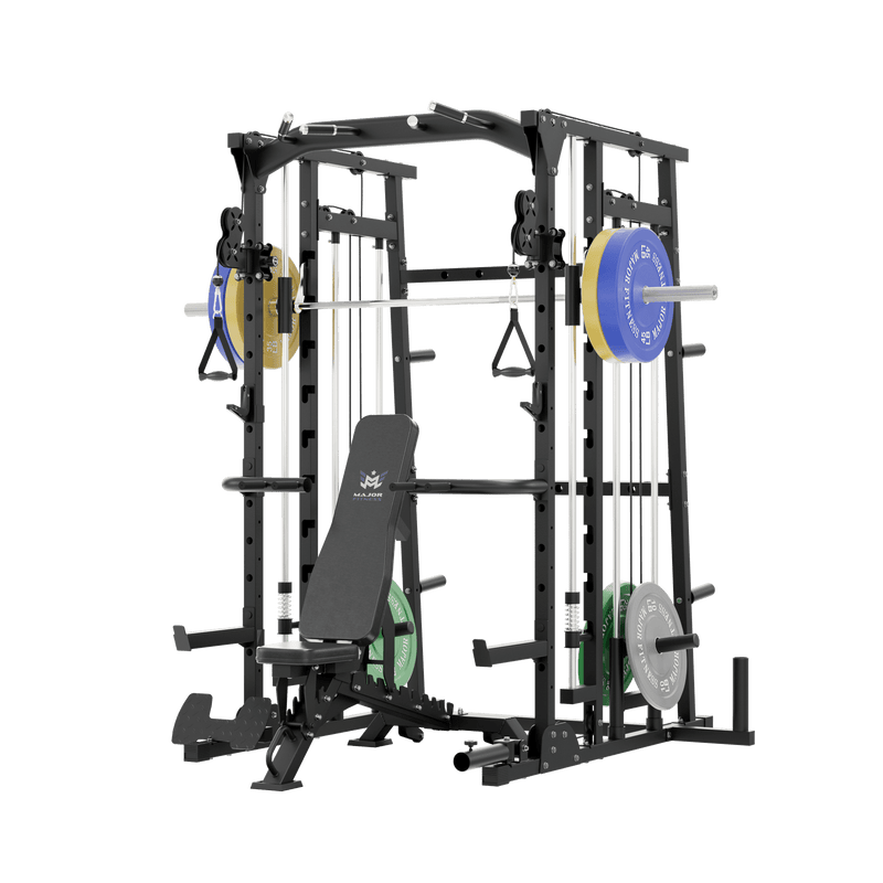 MAJOR FITNESS All-In-One Home Gym Smith Machine SML07 - S7BLS