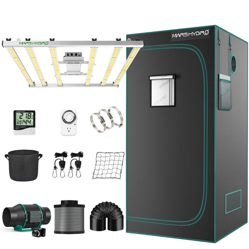 Mars Hydro FC-E 4800 & 4'x4' Complete Grow Tent Kit