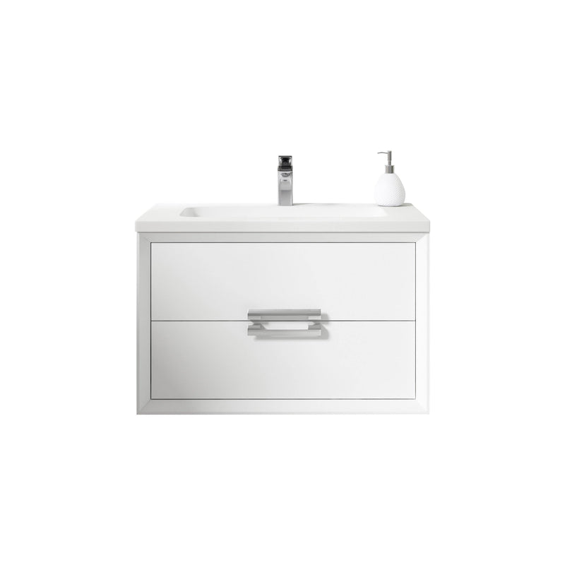 Lucena Bath 24" Décor Tirador Vanity in White, Black, Gray or White and Silver. - Backyard Provider