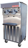 SaniServ 424 | 26" Wide 40 Qt. Double Hopper Floor Model Soft Serve Ice Cream Machine - SAN-424A