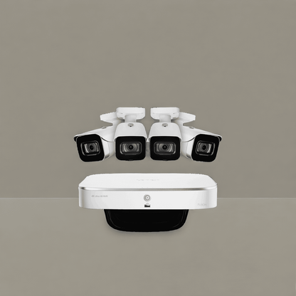 Lorex 4 Camera 8 Channel 4K 2TB 8MP IP Security Surveillance System New N4K2-84WB