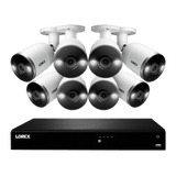 Lorex 16-Channel 4K Ultra HD Fusion NVR IP System with 8 Smart Deterrence Cameras Security Surveillance System New N4K3SD-168WB