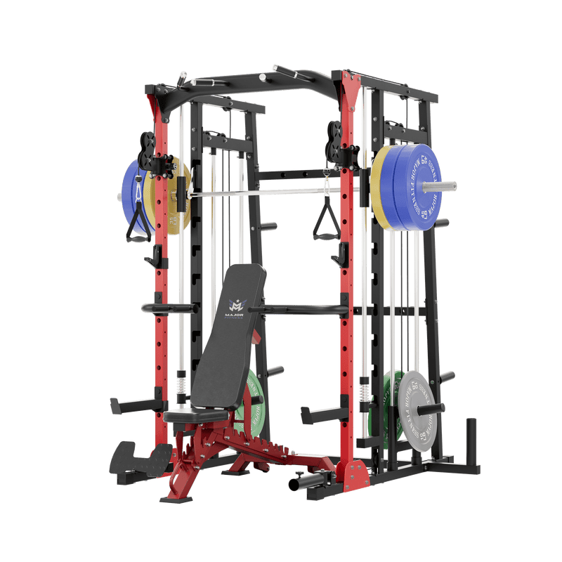 MAJOR FITNESS All-In-One Home Gym Smith Machine SML07 - S7BLS