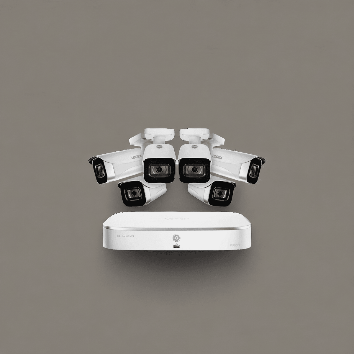 Lorex 6 Camera 8 Channel 4K 2TB 8MP IP Security Surveillance System New N4K2-86WB