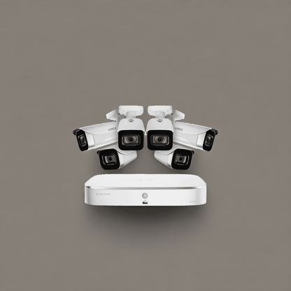 Lorex 6 Camera 8 Channel 4K 2TB 8MP IP Security Surveillance System New N4K2-86WB