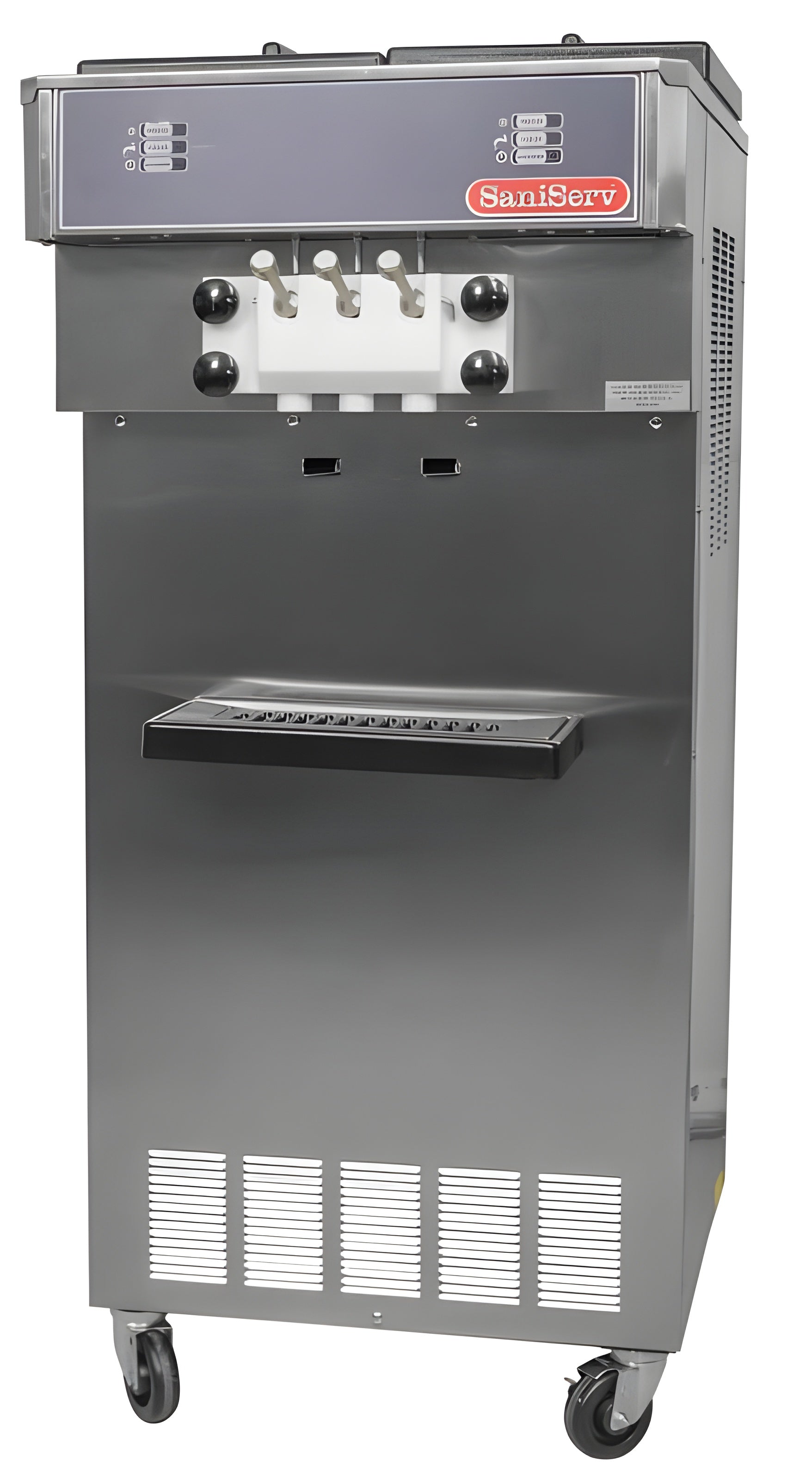 SaniServ 522 | 26" Wide 34 Qt. Double Hopper Floor Model Soft Serve Ice Cream Machine -SAN-522A