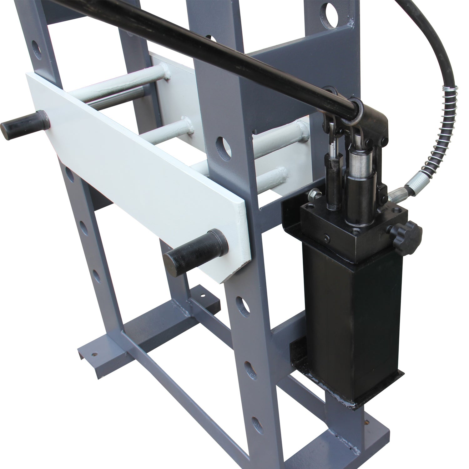 KAKA INDUSTRIAL HP-25S Hydraulic Shop Press, H-Frame Hydraulic Press with Manual Double Speed Pump,25 ton Press Capacity,7 in Stroke - 182122