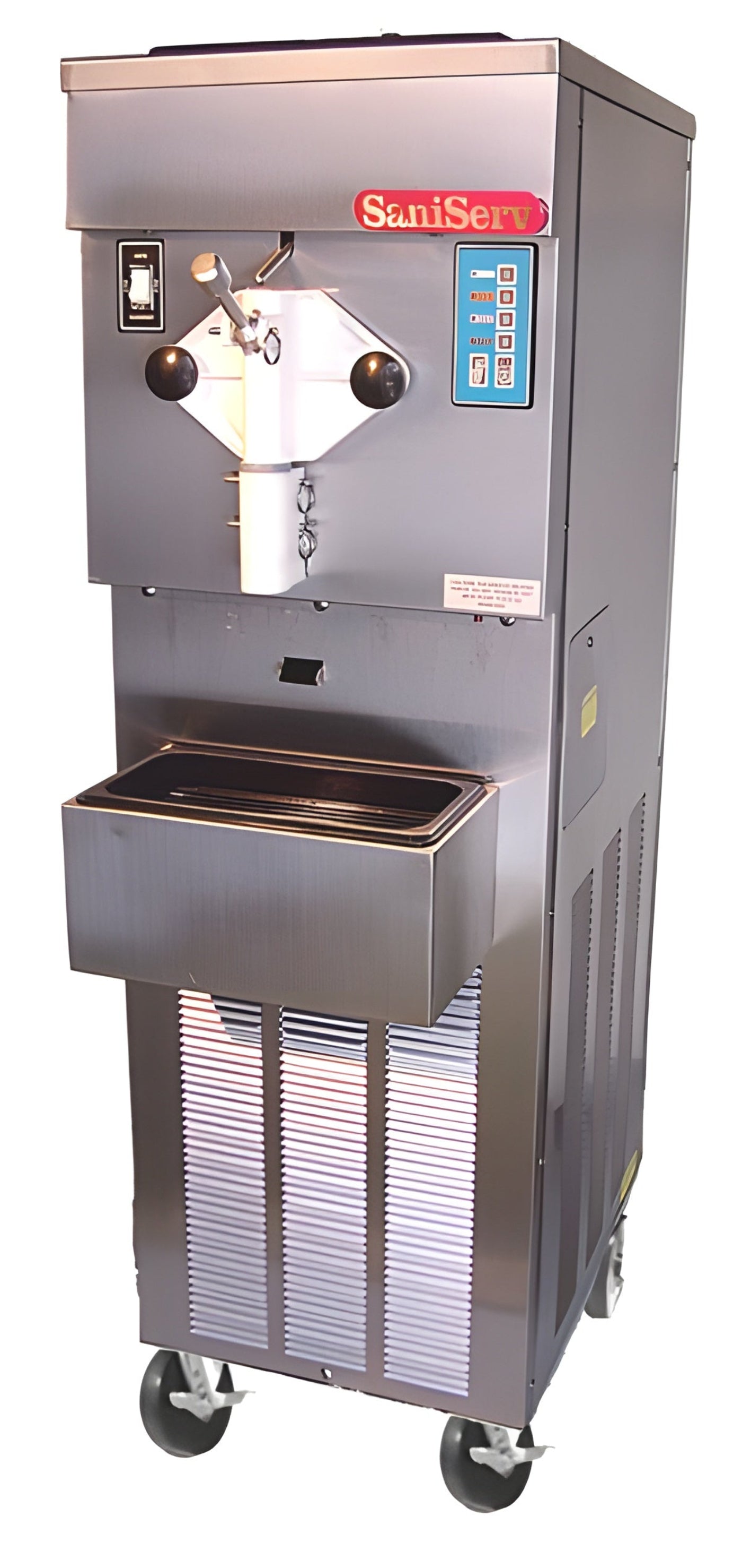 SaniServ 614SAS | 17" Wide 20 Qt. 1 Flavor Floor Model Shake Machine - SAN-614SAS(A)