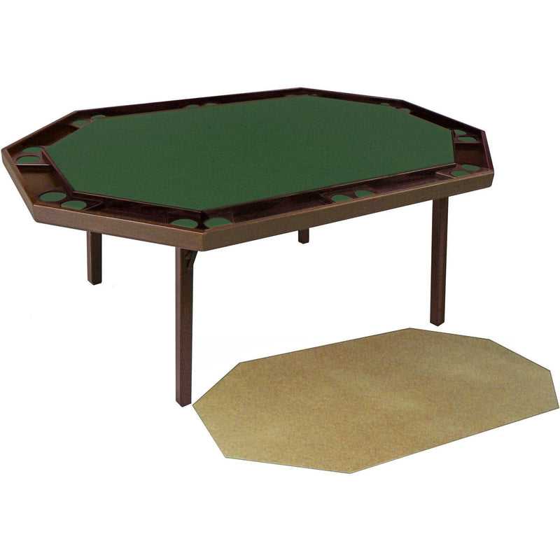 Kestell Deluxe Folding Custom Poker Table Oak Wood 10 Person - 872