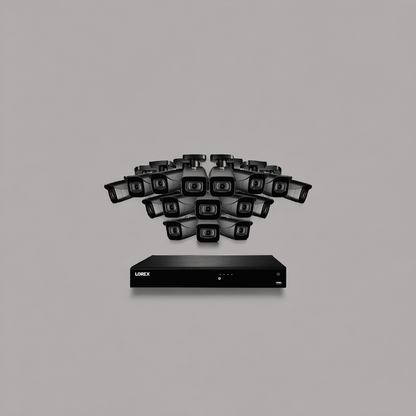 Lorex 16-Channel NVR System with Sixteen 4K 8MP IP Cameras Security Surveillance System New