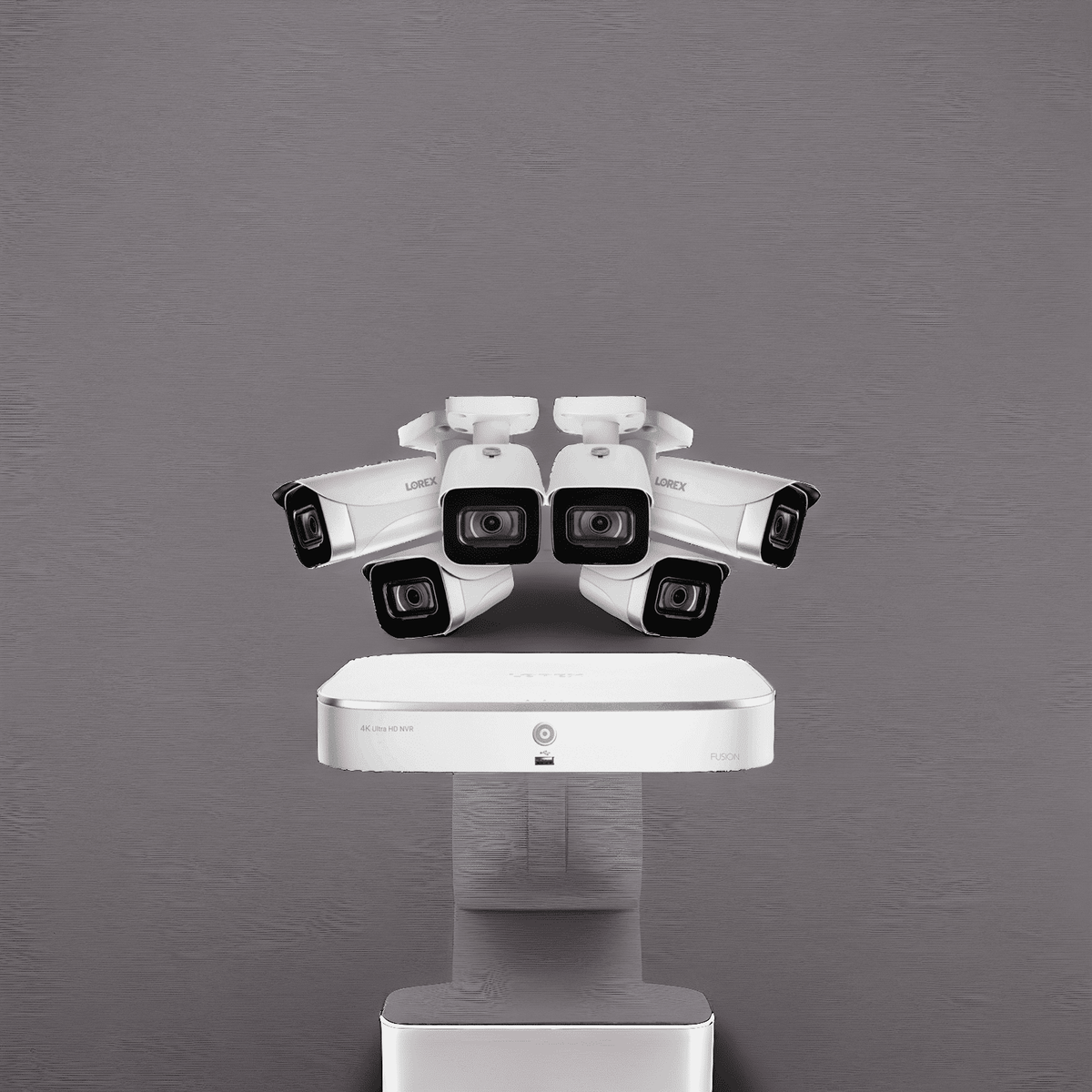 Lorex 6 Camera 8 Channel 4K 2TB 8MP IP Security Surveillance System New N4K2-86WB