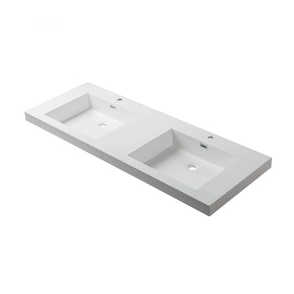 Blossom Acrylic Top-Mount Basin 60×22 A10 6022 25 - Backyard Provider