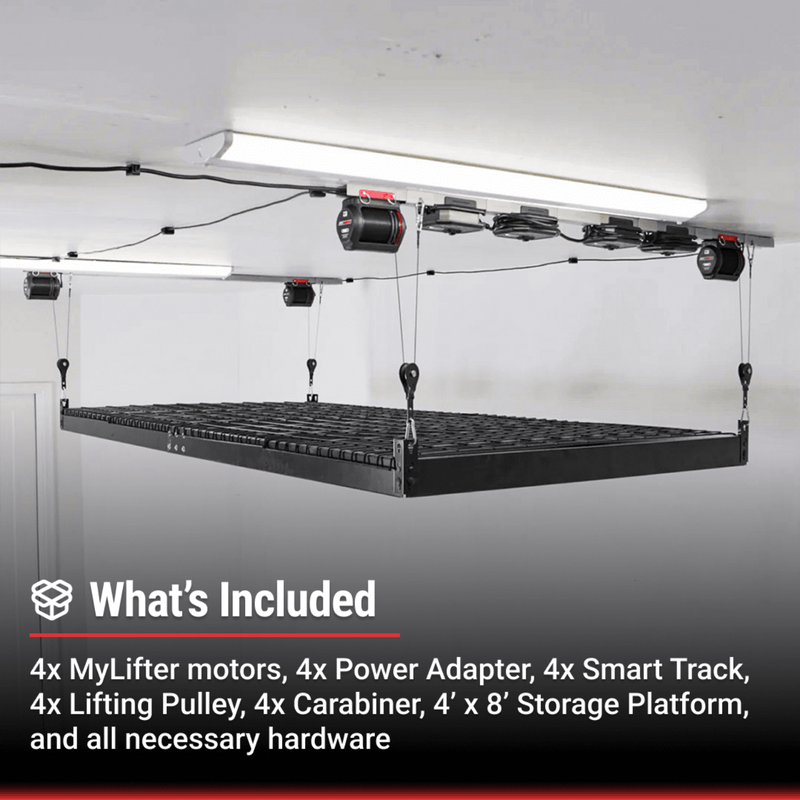 Garage Smart 4' x 8' Platform Storage Lifter - 400 lbs