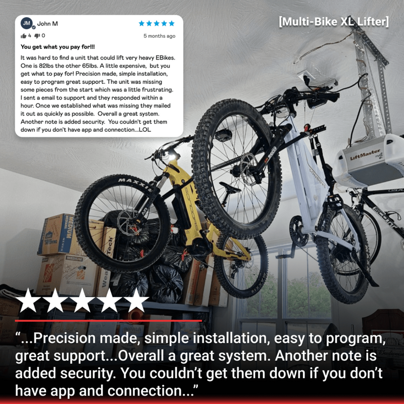 Garage Smart Multi-Bike Lifter