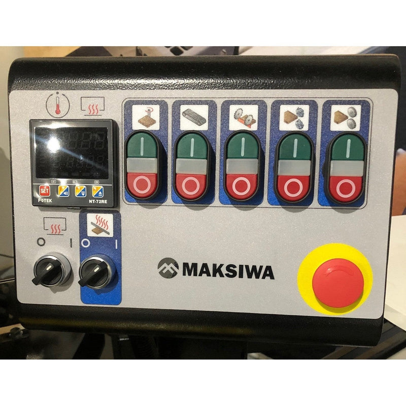 Maksiwa Automatic Edgebander Titanium - 1 Phase - 220v / Trimming / Scraping / Buffing - CBC.T