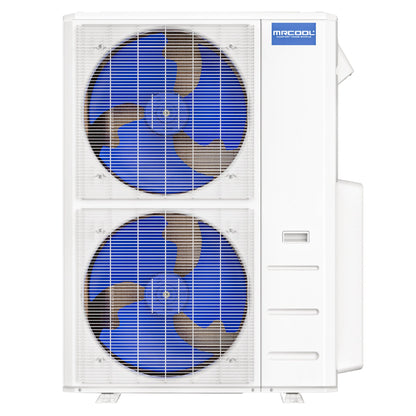 MRCOOL DIY 5th Gen Mini Split - 5-Zone 55,000 BTU Ductless Air Conditioner and Heat Pump Condenser with 12K + 12K + 9K + 9K + 6K Ceiling Cassette Air Handlers