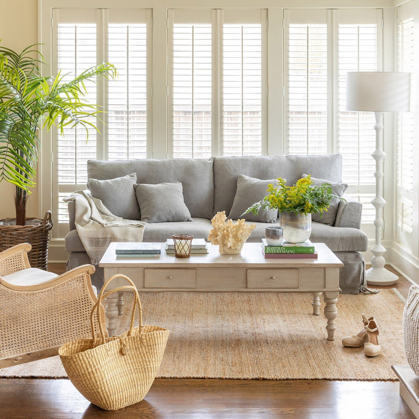 Park Hill Collections Coastal Cottage Slipcover Sofa -  EFS81660