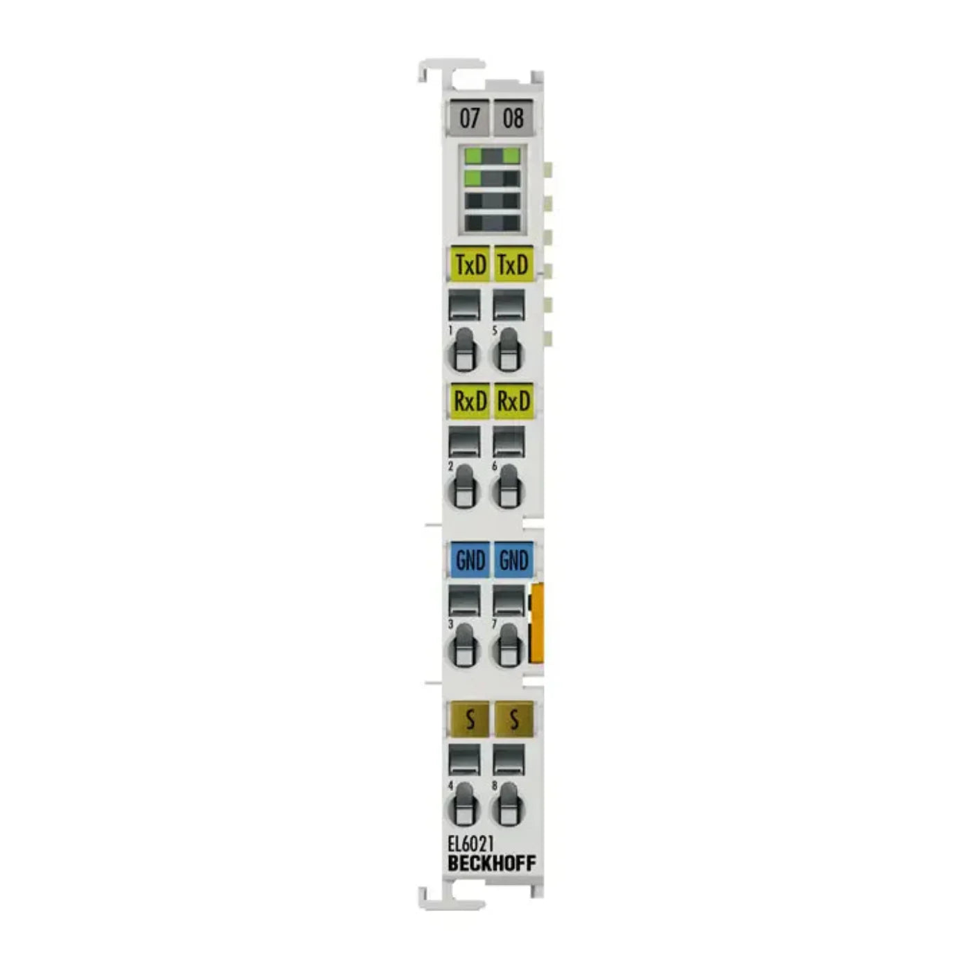 BECKHOFF EtherCAT Terminal, 1-channel communication interface, serial, RS422/RS485 - EL6021
