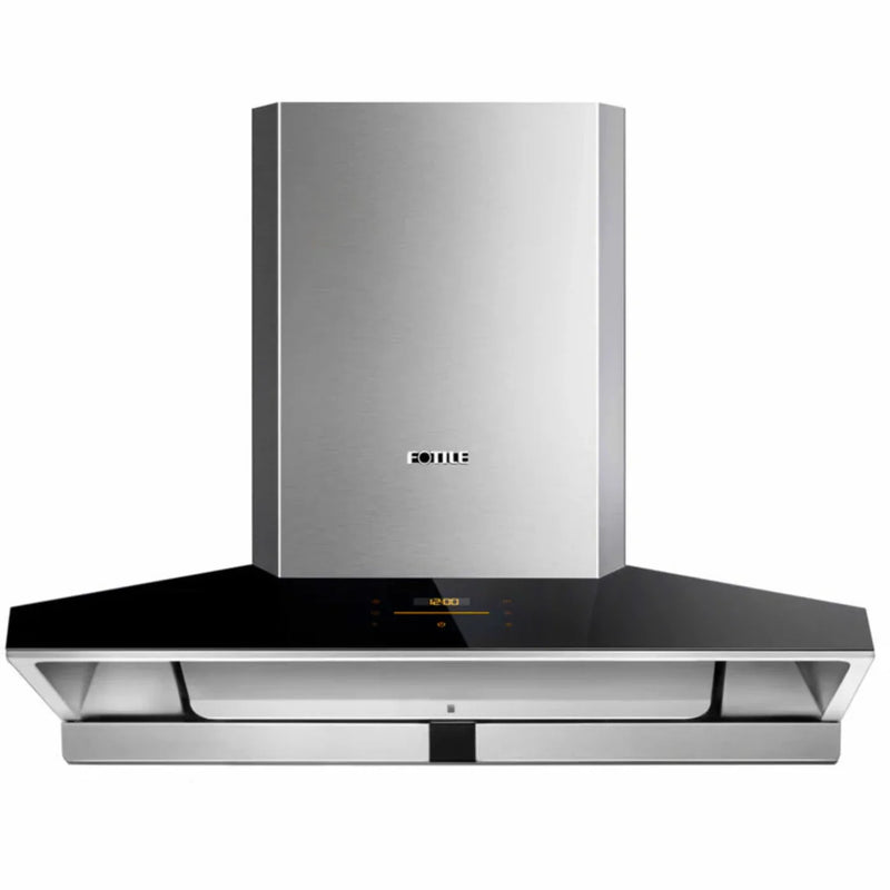 Fotile Perimeter Vent Series 36 In. 1,100 CFM Wall Mount Range Hood with Touchscreen in Stainless Steel, EMG9030