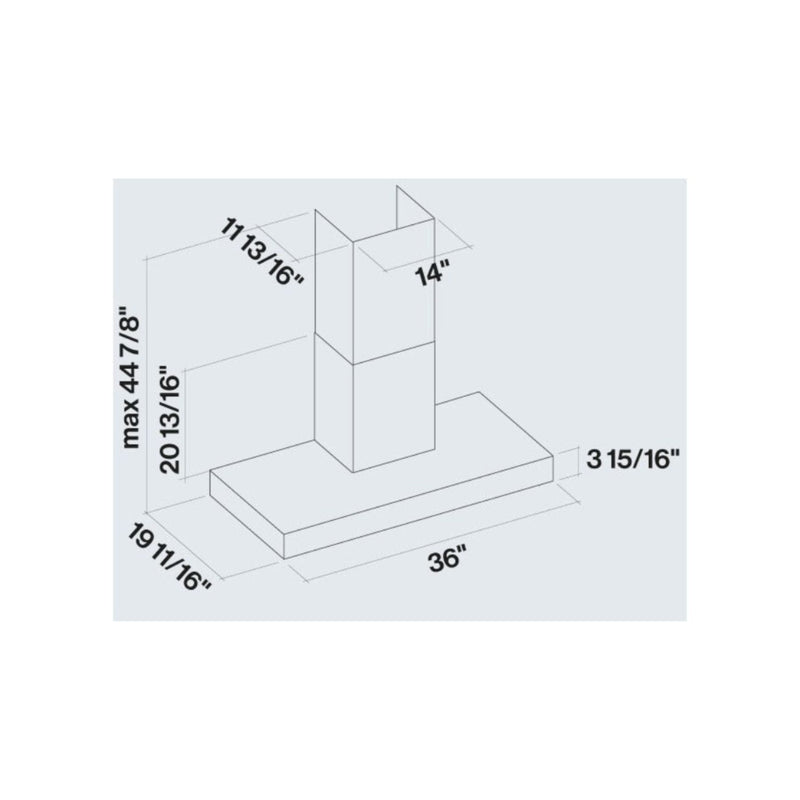 Falmec Line Pro Nrs 600 Cfm Wall Mount Range Hood in Stainless Steel - Fnlin30w6ss